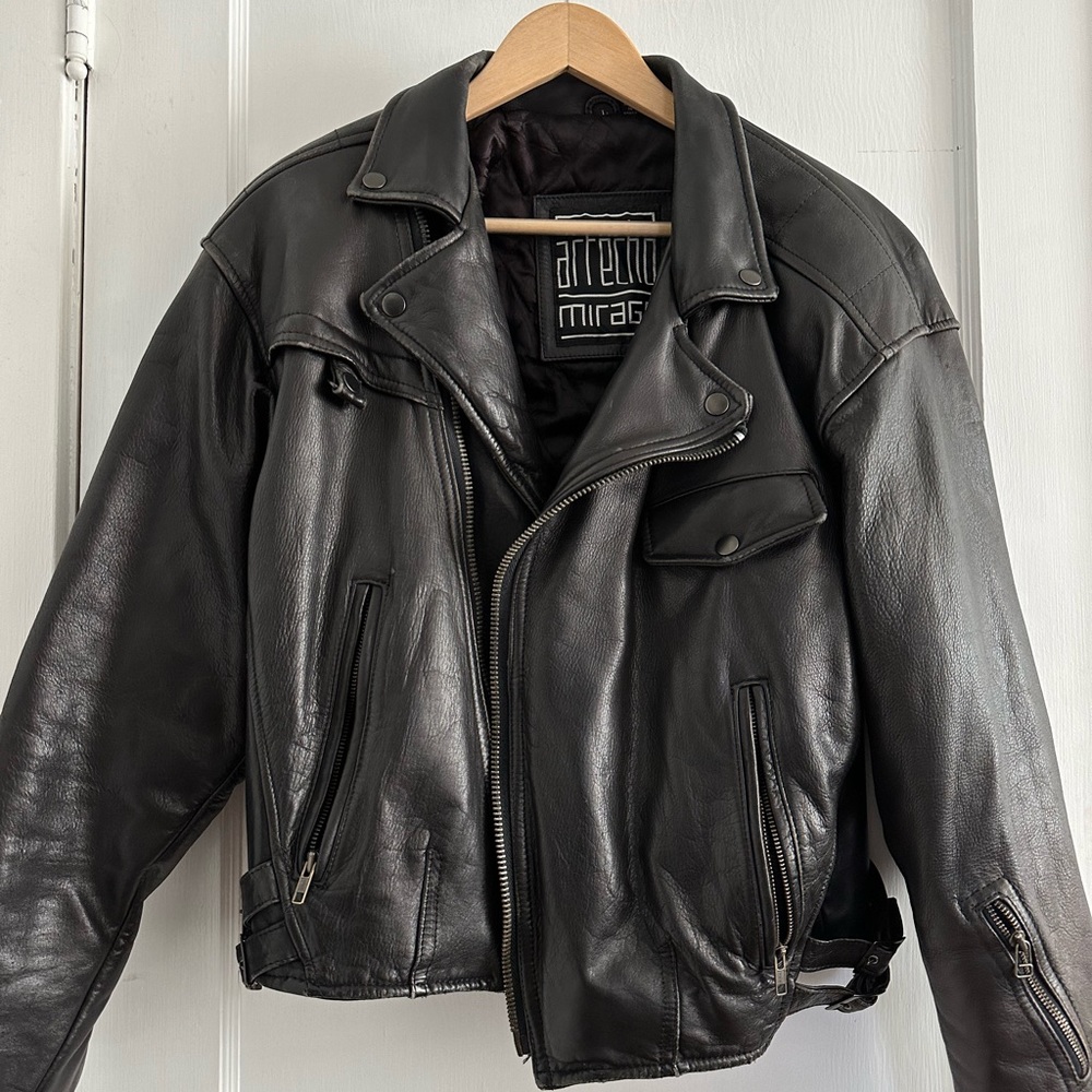 Oversized 100% Leather Jacket